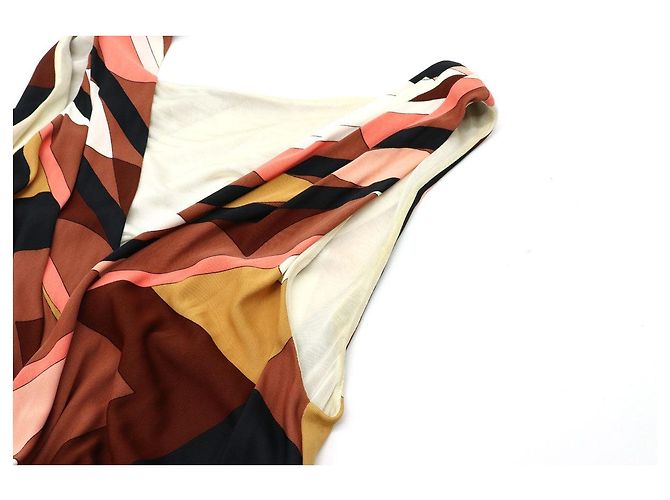 Autre Marque Vestido de rayón Emilio Pucci Rosa - vista 7