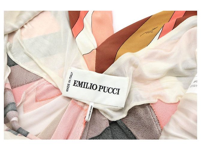 Autre Marque Vestido de rayón Emilio Pucci Rosa - vista 8
