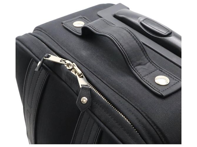 Valigia Hermès Acapulco Carry Mini Toilchevron Nero - vista 4