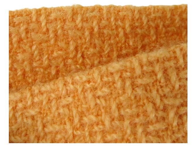 Timeless Saia de lã e seda Chanel Rosa Laranja - vista 15