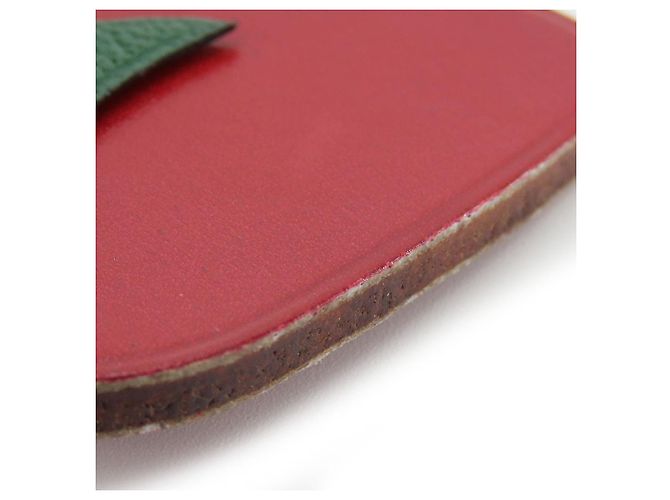 Llavero de cuero Apple Hermès Silver925 Roja - vista 3