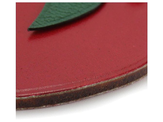 Llavero de cuero Apple Hermès Silver925 Roja - vista 4
