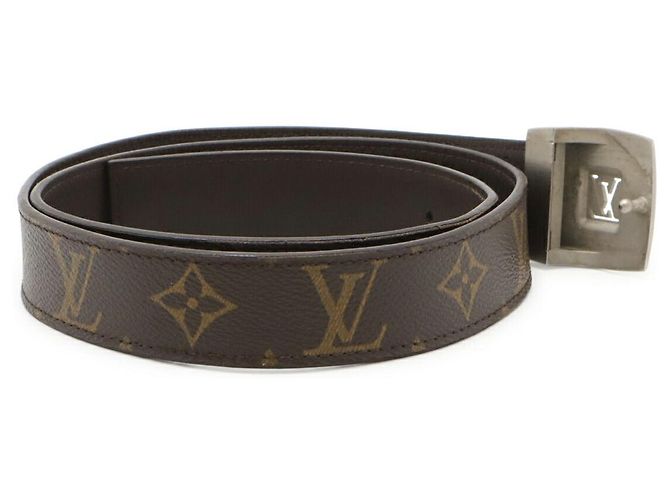 Cinturón Monogram Louis Vuitton Castaño - vista 2