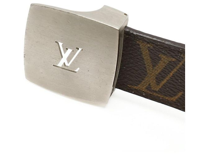 Cinturón Monogram Louis Vuitton Castaño - vista 3