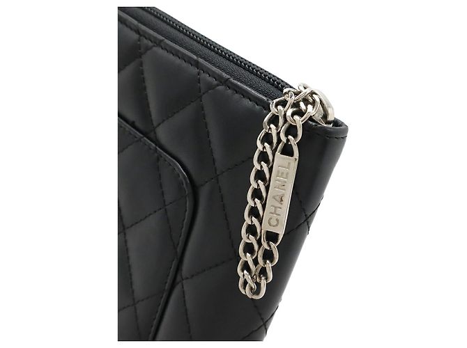 Cartera larga organizadora Chanel Cambon de piel de ternera - vista 4