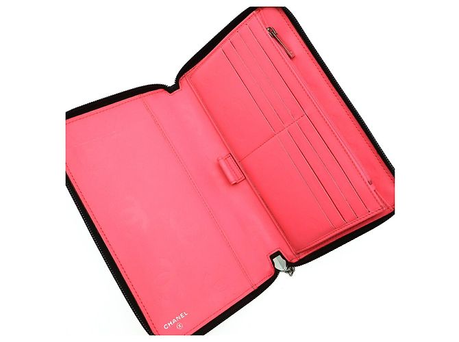 Cartera larga organizadora Chanel Cambon de piel de ternera - vista 5