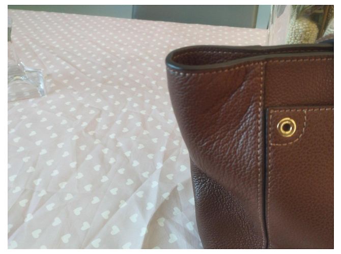 Borsa tote in pelle marrone Furla - vista 10