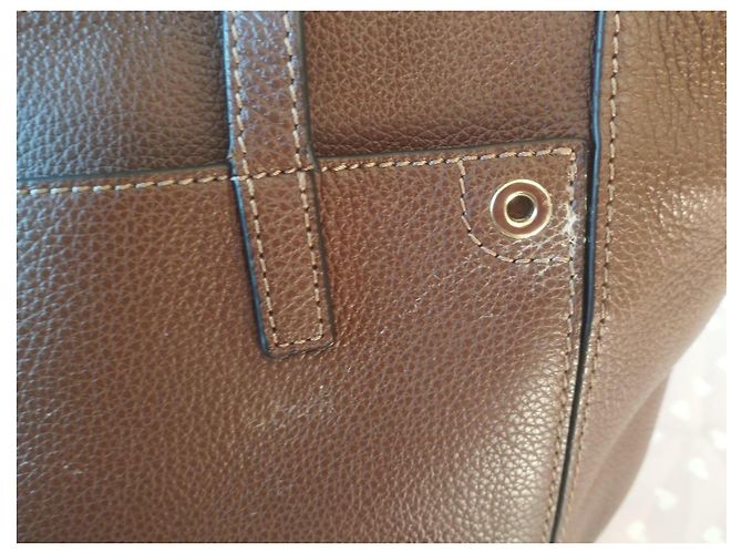 Borsa tote in pelle marrone Furla - vista 4
