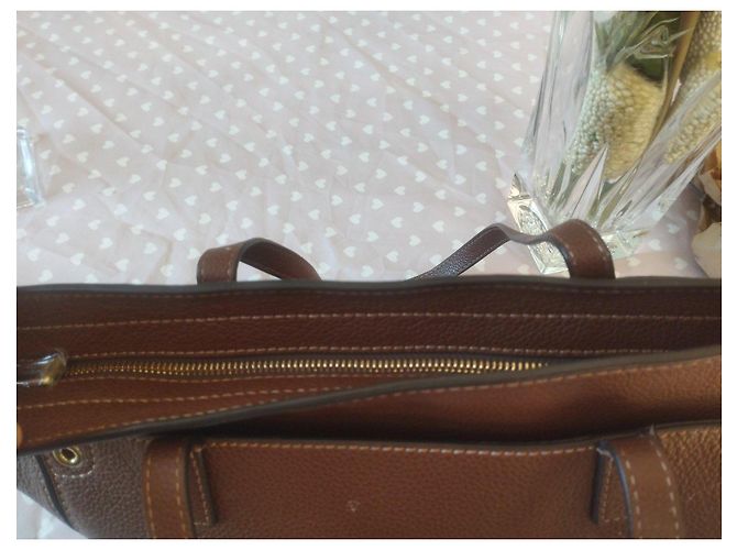 Borsa tote in pelle marrone Furla - vista 6