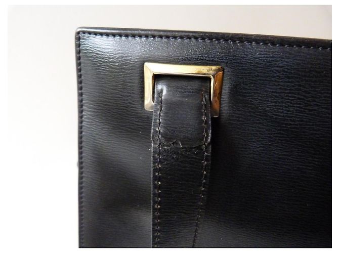 Borsa Dior in pelle verniciata nera testurizzata Nero - vista 11