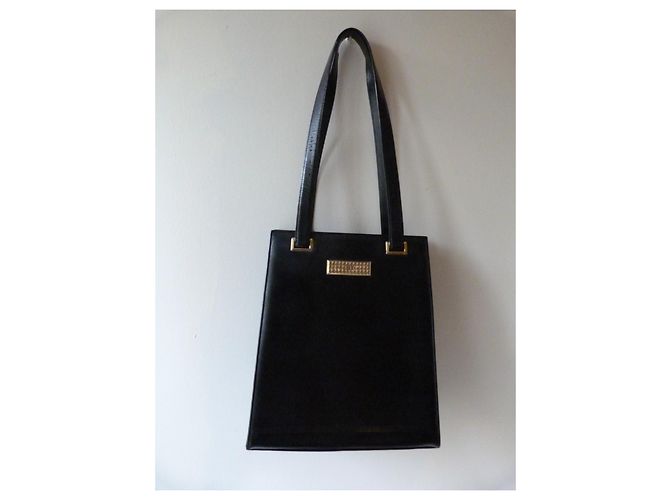 Borsa Dior in pelle verniciata nera testurizzata Nero - vista 14
