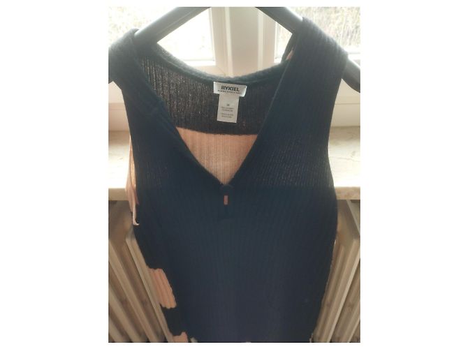 Sonia Rykiel Suéter sem mangas Rykiel Preto Rosa - vista 2