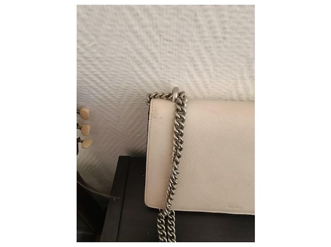 Borsa Gucci in pelle beige - vista 11