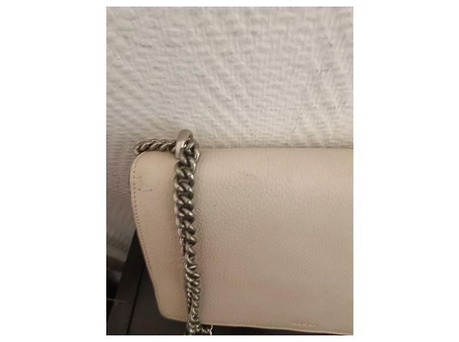 Borsa Gucci in pelle beige - vista 12