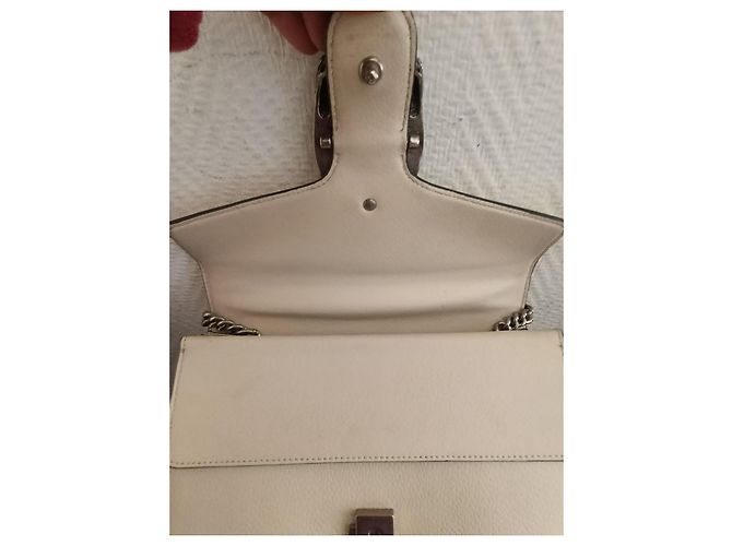 Borsa Gucci in pelle beige - vista 13