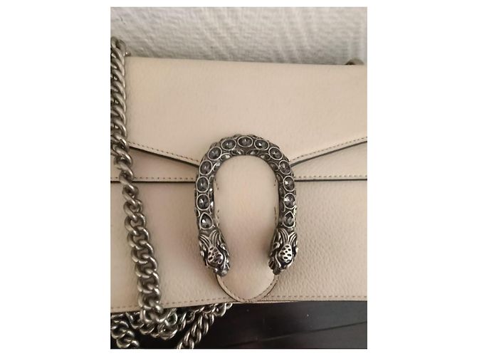 Borsa Gucci in pelle beige - vista 14