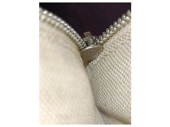 Borsa Gucci in pelle beige - vista 16
