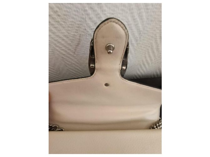 Borsa Gucci in pelle beige - vista 9