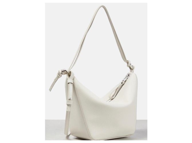 Borsa in pelle Hammock Hobo LOEWE Bianco - vista 10