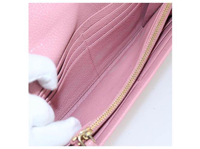 Lange Lederbörse in Rosa Authentisch Miu Miu ti3779 Pink - Ansicht 10