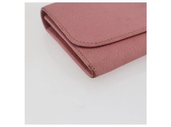 Lange Lederbörse in Rosa Authentisch Miu Miu ti3779 Pink - Ansicht 14