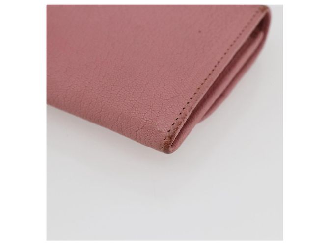 Lange Lederbörse in Rosa Authentisch Miu Miu ti3779 Pink - Ansicht 15