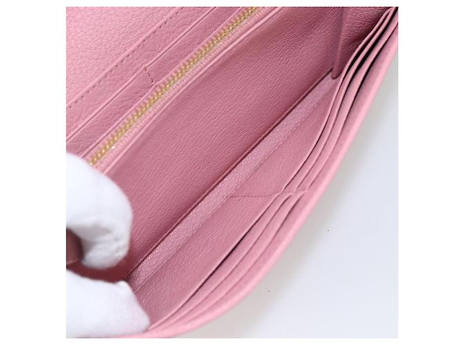 Lange Lederbörse in Rosa Authentisch Miu Miu ti3779 Pink - Ansicht 19