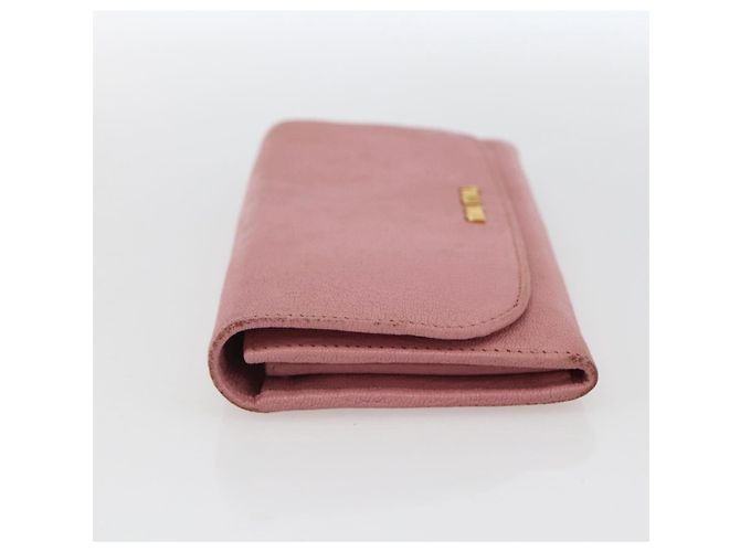 Lange Lederbörse in Rosa Authentisch Miu Miu ti3779 Pink - Ansicht 3
