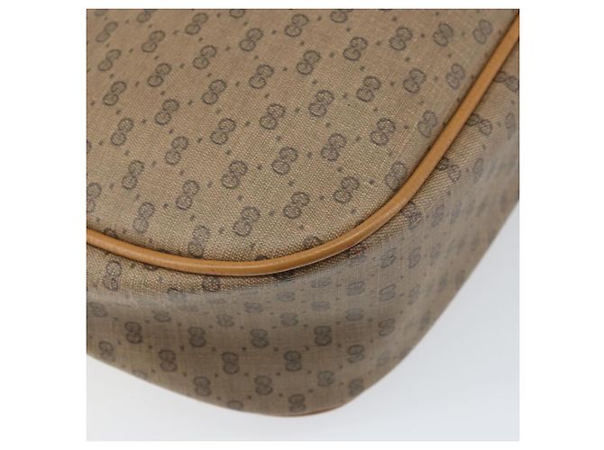 Borsa Sherry Line in PVC Beige e Oro Micro GG Supreme di GUCCI 89 02 032 Auth bs33296 D'oro - vista 17