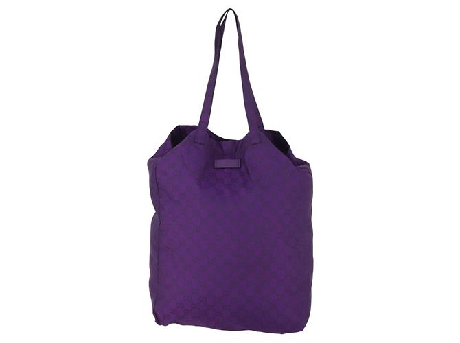 Sac à bandoulière GG en toile Gucci Nylon Violet 281487 Auth 169451 - vue 13