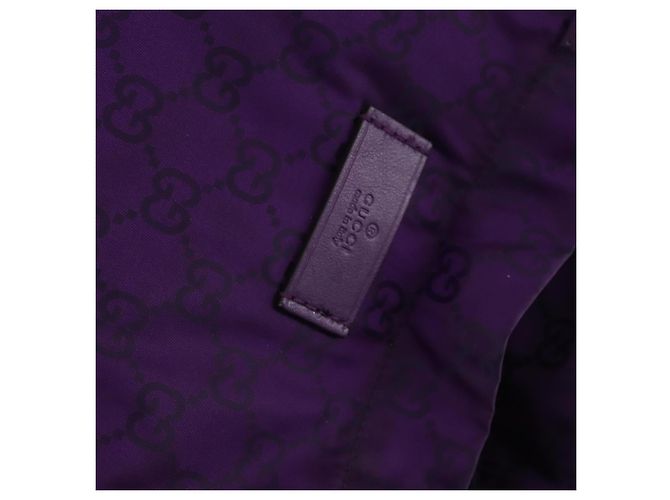 Sac à bandoulière GG en toile Gucci Nylon Violet 281487 Auth 169451 - vue 17