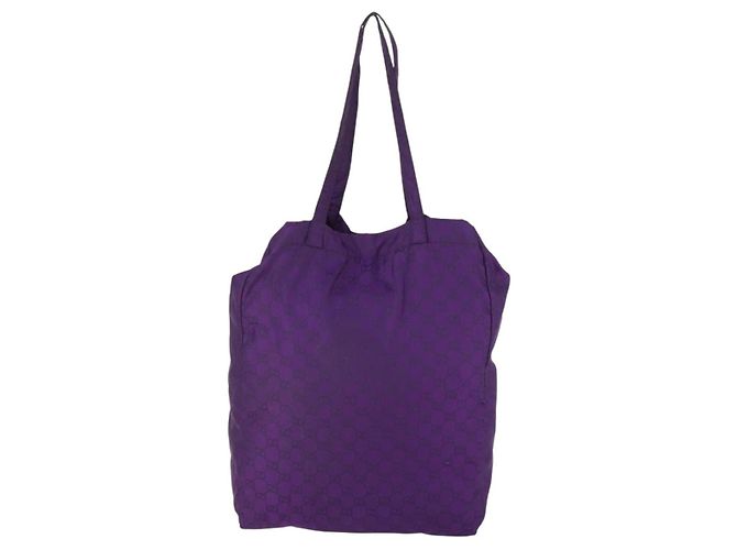 Sac à bandoulière GG en toile Gucci Nylon Violet 281487 Auth 169451 - vue 2