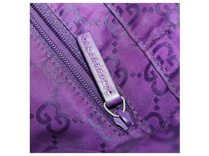 Sac à bandoulière GG en toile Gucci Nylon Violet 281487 Auth 169451 - vue 20