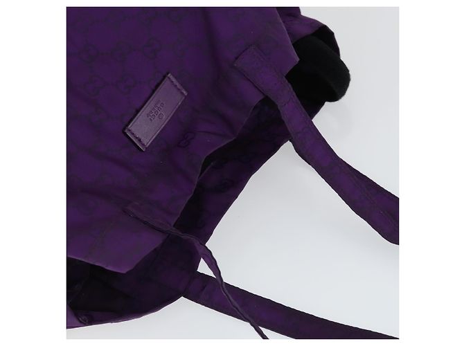 Sac à bandoulière GG en toile Gucci Nylon Violet 281487 Auth 169451 - vue 6