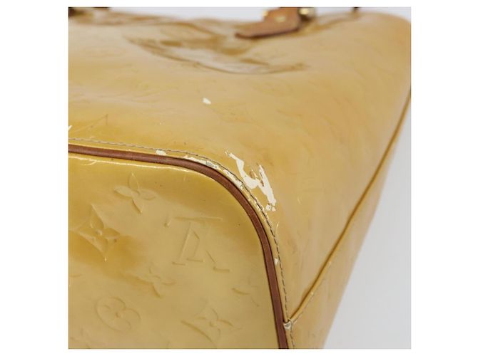 LOUIS VUITTON Borsa a Mano Monogram Vernis Houston Beige M91004 LV Auth 171942 - vista 16