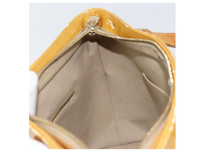 LOUIS VUITTON Borsa a Mano Monogram Vernis Houston Beige M91004 LV Auth 171942 - vista 21