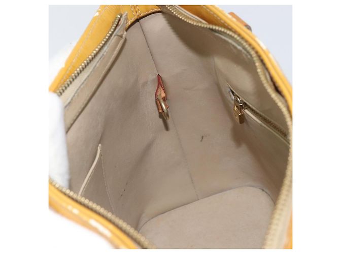 LOUIS VUITTON Borsa a Mano Monogram Vernis Houston Beige M91004 LV Auth 171942 - vista 22
