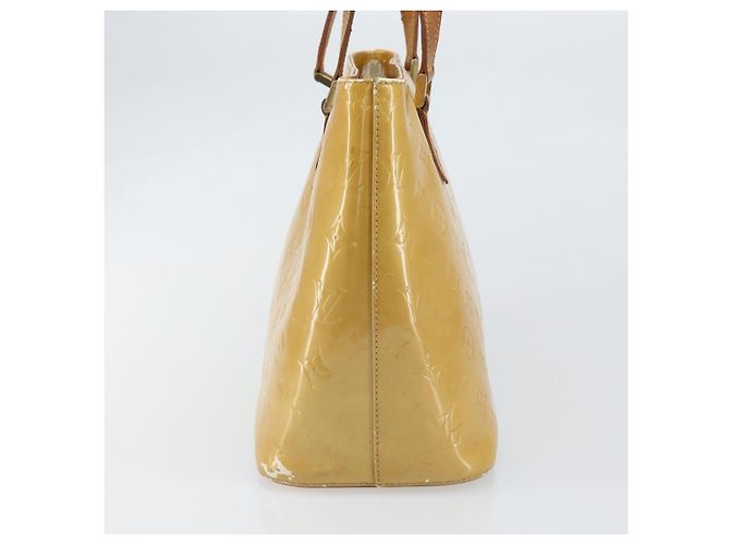 LOUIS VUITTON Borsa a Mano Monogram Vernis Houston Beige M91004 LV Auth 171942 - vista 3