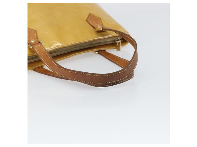 LOUIS VUITTON Borsa a Mano Monogram Vernis Houston Beige M91004 LV Auth 171942 - vista 7