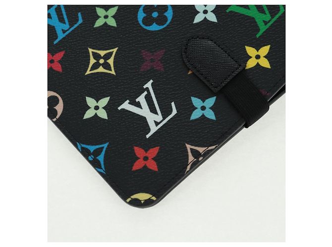 LOUIS VUITTON Multicolor Binder Black LV Auth BA10558SM - view 15