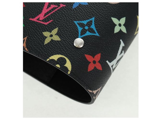 LOUIS VUITTON Multicolor Binder Black LV Auth BA10558SM - view 16