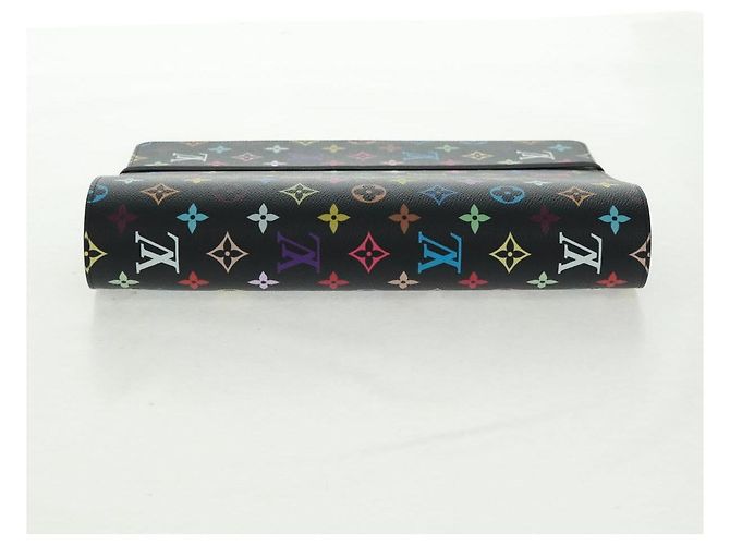 LOUIS VUITTON Multicolor Binder Black LV Auth BA10558SM - view 4