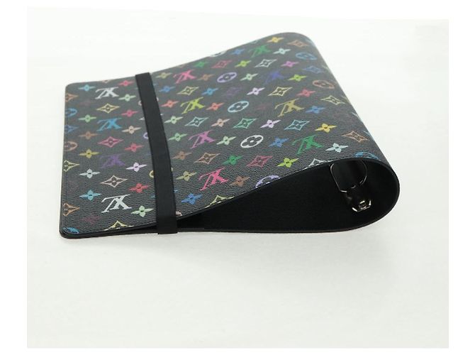 LOUIS VUITTON Multicolor Binder Black LV Auth BA10558SM - view 5