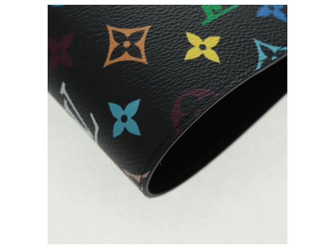 LOUIS VUITTON Multicolor Binder Black LV Auth BA10558SM - view 7