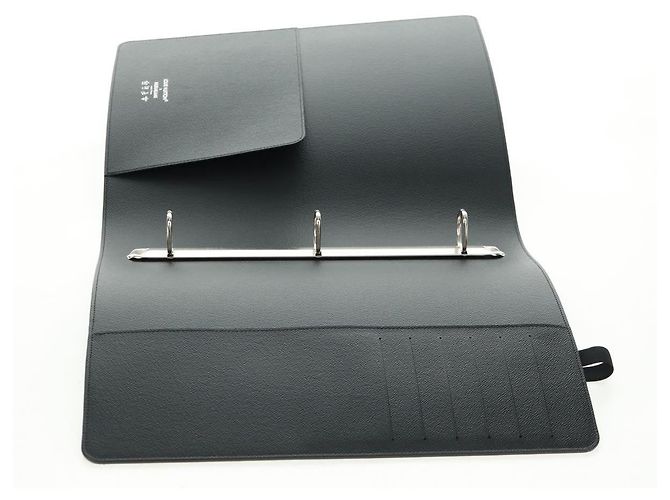 LOUIS VUITTON Multicolor Binder Black LV Auth BA10558SM - view 8