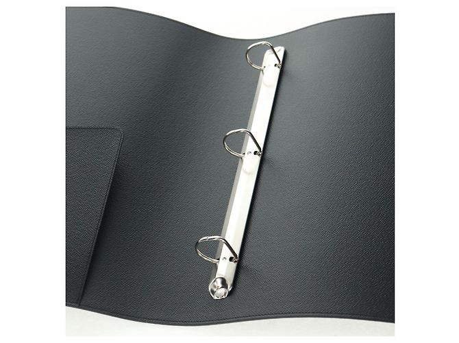 LOUIS VUITTON Multicolor Binder Black LV Auth BA10558SM - view 9