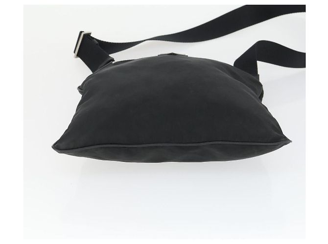 Borsa a Spalla PRADA Nylon Nero Argento Autentica ep13020 - vista 5