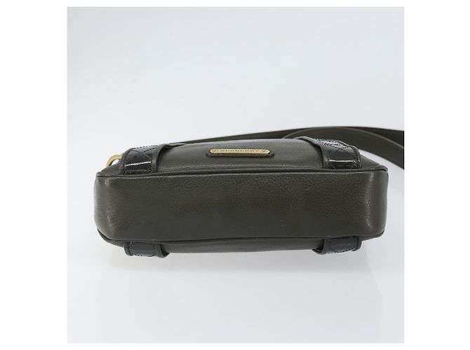 Borsa a Spalla in Pelle Khaki Oro BURBERRY Auth hk3489 D'oro Cachi - vista 5
