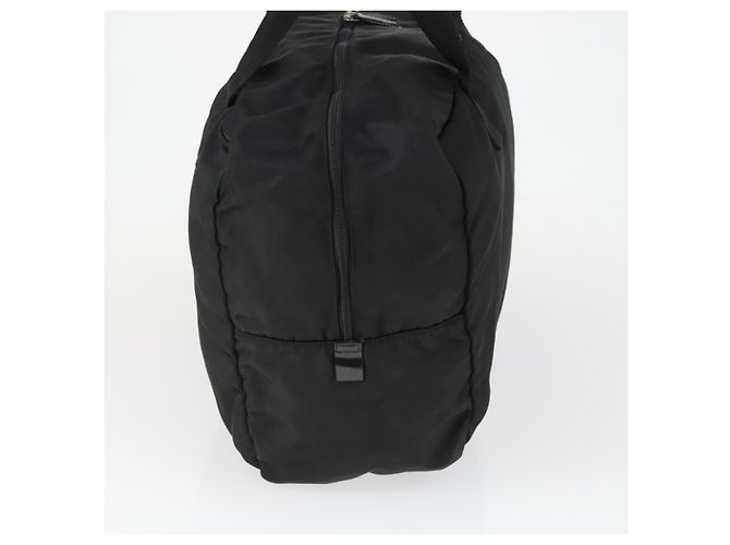 Borsa Boston GUCCI Nylon Nero Argento 012 0389 Auth bs32709 - vista 3