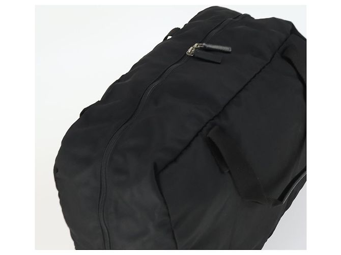 Borsa Boston GUCCI Nylon Nero Argento 012 0389 Auth bs32709 - vista 6